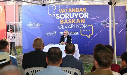 Fırat Görgel Namık Kemal Mahallesi’nde Vatandaşların Sorularını Yanıtladı