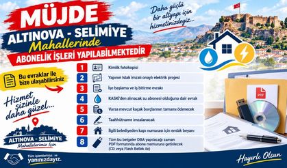 Selimiye ve Altınova’da Elektrik Aboneliği Başladı