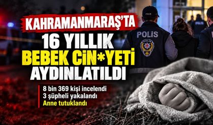 Kahramanmaraş’ta 16 Yıllık Bebek Cin*yeti Aydınlatıldı