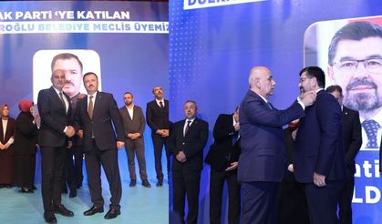 Dulkadiroğlu’nda Fatih Yıldız ve Latif Öztürk’te AK Parti’ye katıldı