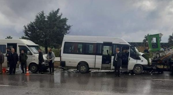 Kahramanmaraş'ta trafik kazası: 11 yaralı