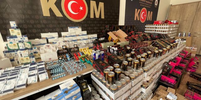 Kahramanmaraş'ta satışa yasaklı ürün ele geçirildi