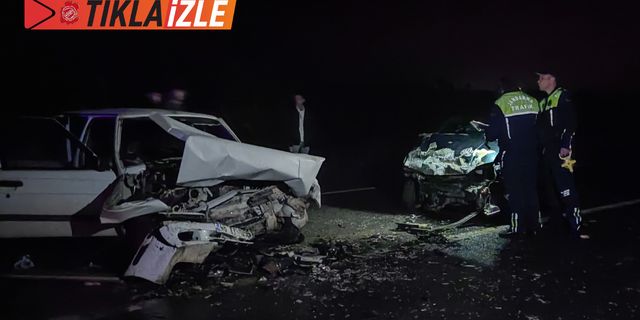 Kahramanmaraş'ta 2 otomobilin çarpıştığı kazada 4 kişi yaralandı