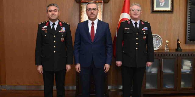 Başkan Güngör Jandarma Bölge Komutanını Ağırladı