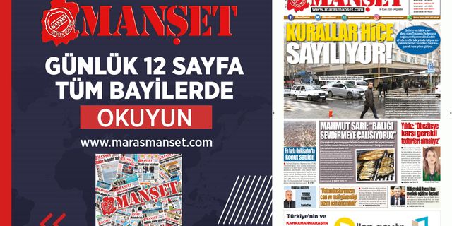 Gazetemizin Bugünkü Manşeti