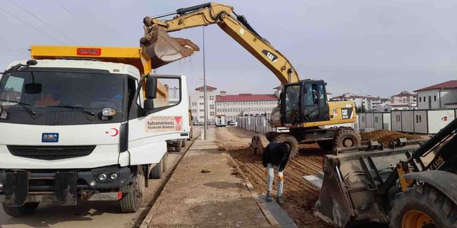 Afşin ve Elbistan’da da Geçici Barınma Merkezlerinin Altyapısı Büyükşehir’den
