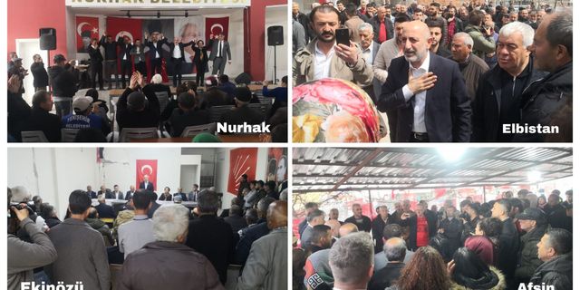 Öztunç, CHP adaylarıyla Kuzey ilçelerden seslendi