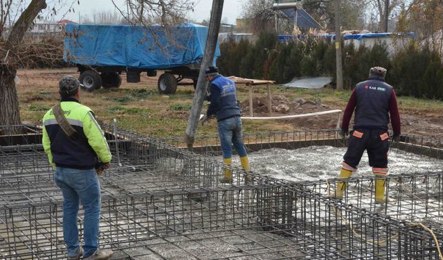Kahramanmaraş'ta "Yerinde Dönüşüm Projesi" kapsamında evlerin yapımı sürüyor
