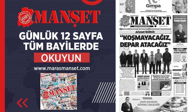 Gazetemizin Bugünkü Manşeti