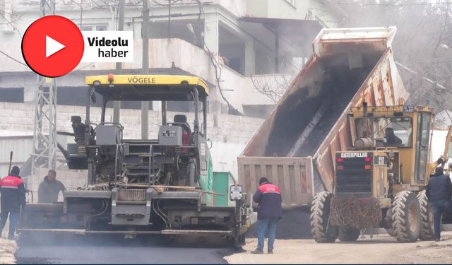 Kahramanmaraş Türkoğlu'nda TOKİ Yolları asfaltlanıyor