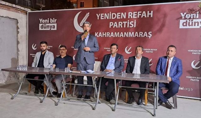 Yeniden Refah Partisi Onikişubat İlçe Divan Toplantısı yapıldı