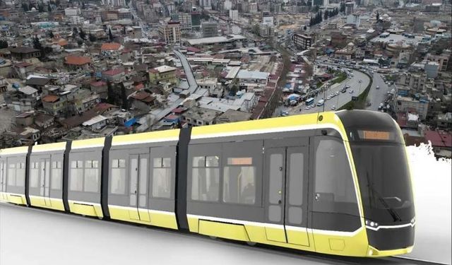 Kahramanmaraş’a tramvay geliyor, ilk adım atıldı