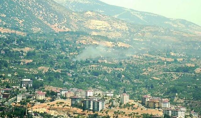 Kahramanmaraş’ta bahçe yangını