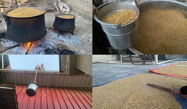 Kahramanmaraş'ta bulgur kaynatma sezonu açıldı