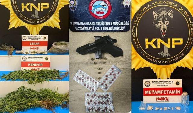 Kahramanmaraş Emniyetinden operasyon: 66 Kişi Tutuklandı