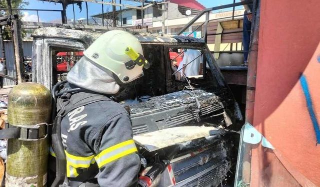 Kahramanmaraş’ta iş yeri yangını