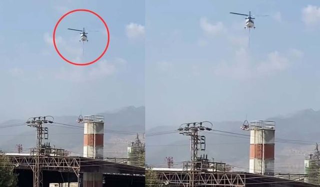 Kahramanmaraş Semalarında Dolaşan Helikopter Merak Uyandırdı