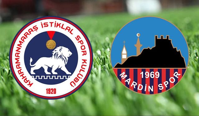 AKEDAŞ Kahramanmaraş İstiklalspor-Mardinspor maçı berabere bitti