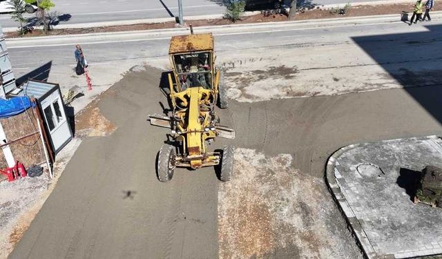 Büyükşehir, Kentsel Tasarım Alanlarında Ulaşım Yatırımlarına Başladı