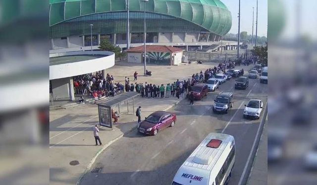 Bursaspor-Kahramanmaraşspor maçına yoğun ilgi, 43 bin bilet satıldı