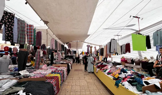 Kahramanmaraş Sosyete Pazarı yoğun ilgi görüyor