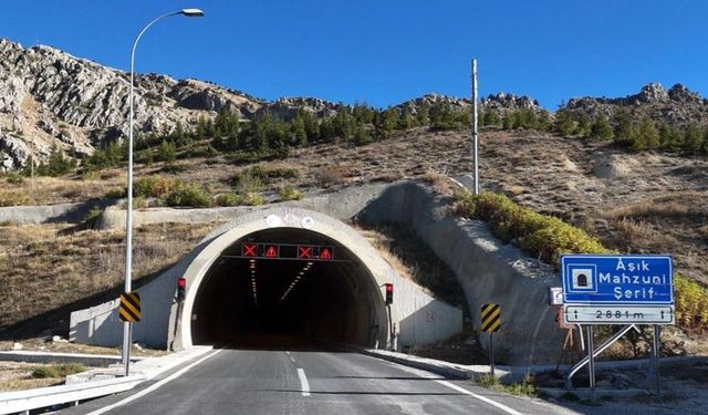 Aşık Mahzuni Şerif Tüneli Yarın Açılıyor