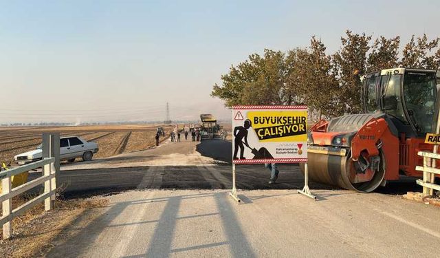 Elbistan’ın 4 Mahallesinde Daha Yol Yenileme Çalışması