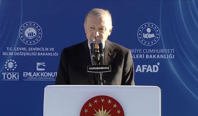 Recep Tayyip Erdoğan'dan Kahramanmaraş'a stat sözü