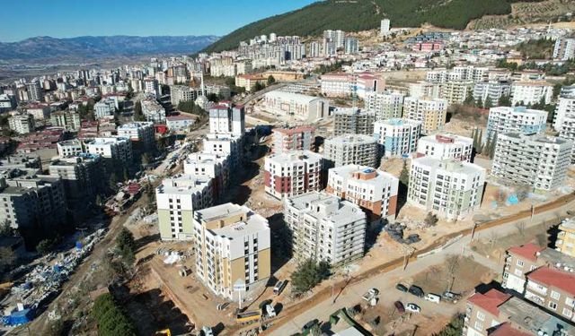 Kahramanmaraş'ta yerinde dönüşüm konutları yükseliyor