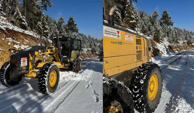 Büyükşehir, Göksun Kırsalında Yolları Ulaşıma Açık Tutuyor