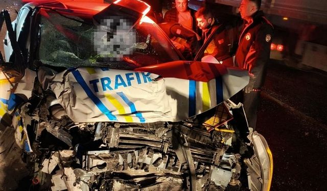 Kahramanmaraş'ta trafik kazası: 1 ölü, 2 yaralı