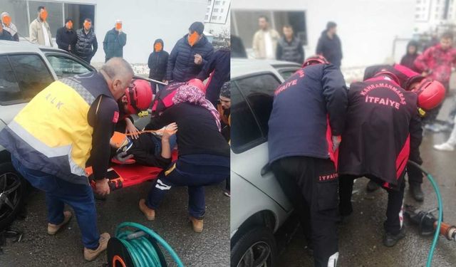 Kahramanmaraş'ta trafik kazası: 2 yaralı