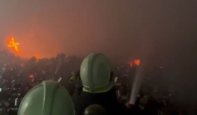 Kahramanmaraş’ta iş yeri yangını