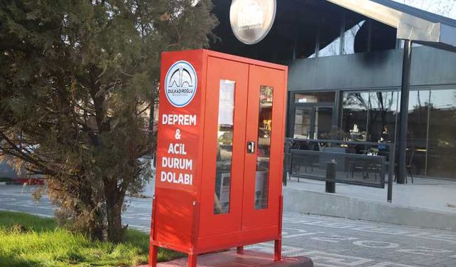 Dulkadiroğlu'nda Güvenli Yarınlar İçin Acil Durum Dolapları Kuruyoruz