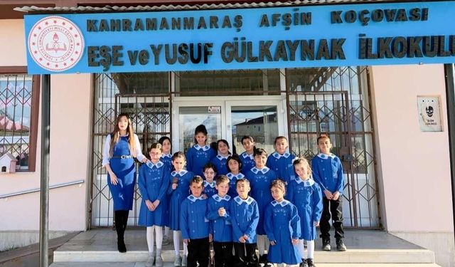 Kahramanmaraş'ta mavi önlük yeniden hayat buldu