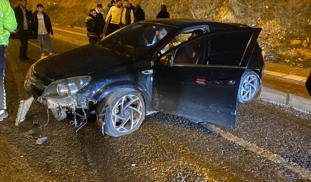 Kahramanmaraş'ta kaygan yol kaza getirdi; 1 yaralı