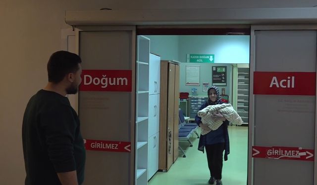 Kahramanmaraş'ta yılın ilk bebeği dünyaya geldi