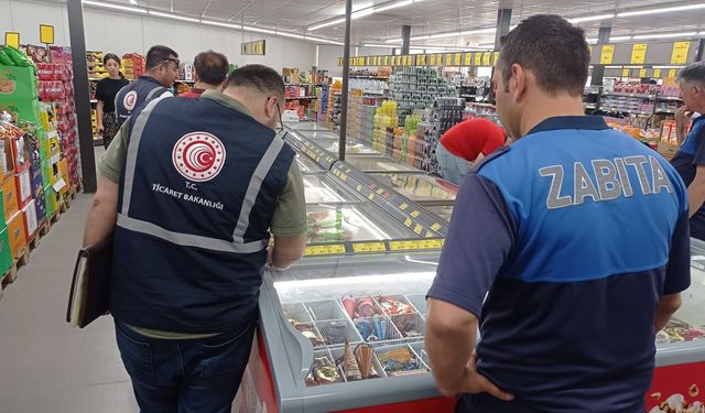 Kahramanmaraş’ta marketler denetlendi