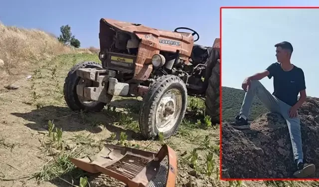 Traktör, tarlaya uçtu; 16 yaşındaki Yusuf öldü