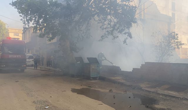 Kahramanmaraş’ta izmarit yangın çıkardı