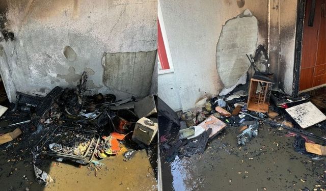 Kahramanmaraş’ta çakmak gazı patladı, ev küle döndü