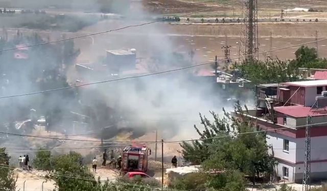 Onikişubat’ta yangın faciası: 20 küçükbaş hayvan telef oldu