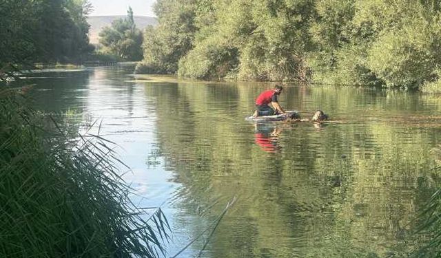 Elbistan’da göle giren bir kişi hayatını kaybetti