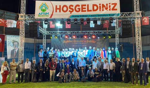 Afşin’de Karacaoğlan Âşıklar, Ozanlar ve Şairler Bayramı Coşkusu