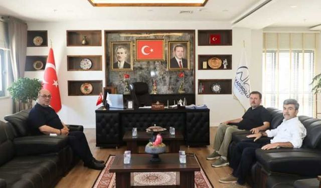 Erkoç ve Kahveci’den Başkan Akpınar’a Ziyaret