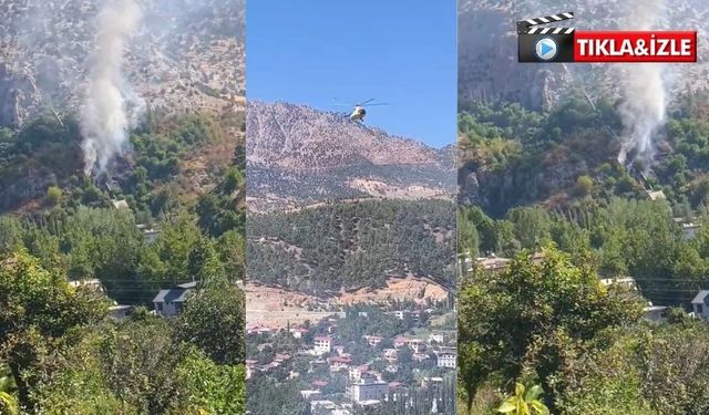Kahramanmaraş’ta Döngel Mahallesi’nde yangın paniği