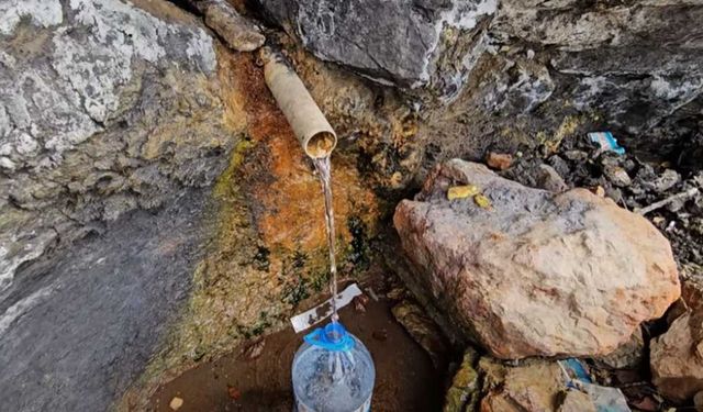 Kahramanmaraş’ta şifalı suyuyla ilgi gören içme