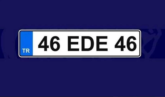 46 EDE 46 plakası, Alpedo tarafından satın alındı