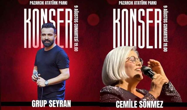 Pazarcık’ta yarın unutulmaz yaz konseri düzenlenecek