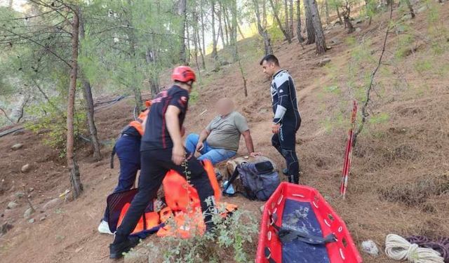 Kahramanmaraş’ta araziye çıktı, ayağını kırdı